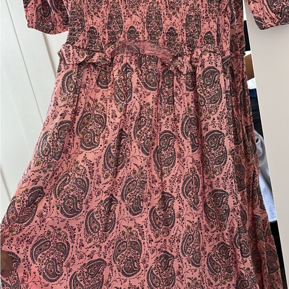 Pink Paisley Dress